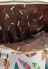 LOUNGEFLY Disney Princess Ice Cream Crossbody Purse