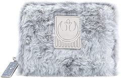 LOUNGEFLY Star Wars The Empire Strikes Back 40th Anniversary Hoth Faux Fur Zip-Around Wallet