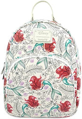 LOUNGEFLY The Little Mermaid Ariel Allover-Print Mini Backpack