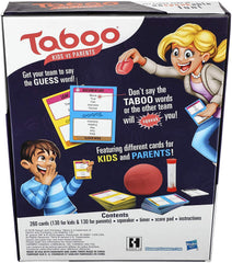 Taboo Kids vs. Parents Family Board Game Ages 8 and Up