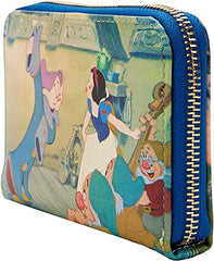 LOUNGEFLY Disney Snow White Scenes Ziparound Wallet