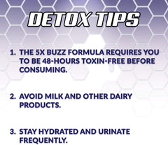 Stinger Detox Buzz 5X Extra Strength Drink – Grape Flavor – 8 FL OZ
