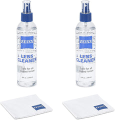 Zeiss Lens Care Pack - 4 x 8oz Bottles Cleaner, 4 x Microfiber Cloths