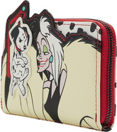 LOUNGEFLY Disney 101 Dalmatians Villains Scene Cruella Wallet 101 Dalmatians One Size