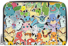 LOUNGEFLY Pokemon Ombe All Over Pattern Faux Leather Wallet