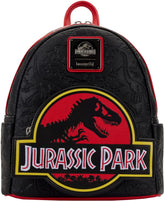 LOUNGEFLY Jurassic Park Logo Womens Double Strap Shoulder Bag Purse
