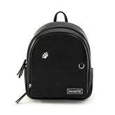 LOUNGEFLY Black Pin Trader Collector Mini Backpack