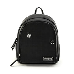 LOUNGEFLY Black Pin Trader Collector Mini Backpack