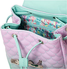 LOUNGEFLY Little Mermaid Ombre Scales Mini Backpack