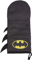 DC BATMAN Oven Mitt Set with Bat Symbol Design - Heat Resistant - 100% Cotton - Pair