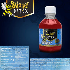 Stinger Detox Whole Body Cleanser 1 Hour Extra Strength Drink – Fruit Punch – 8 FL OZ
