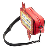 Loungefly Beetlejuice Graveyard Sign Crossbody Bag