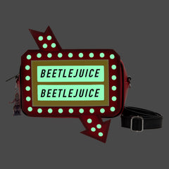 Loungefly Beetlejuice Graveyard Sign Crossbody Bag