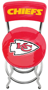 Kansas City Chiefs NFL High Back Adjustable Swivel Stool, Arcade1Up