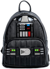 LOUNGEFLY Star Wars Darth Vader Light Up Cosplay Womens Mini Backpack Purse