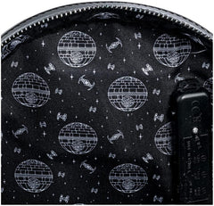 LOUNGEFLY Star Wars Darth Vader Light Up Cosplay Womens Mini Backpack Purse