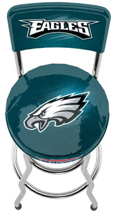 Philadelphia Eagles NFL High Back Adjustable Swivel Stool, Arcade1Up