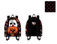 LOUNGEFLY Halloween 2 Michael Myers Pumpkin Mini Backpack