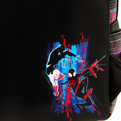 Loungefly Marvel Across the Spider-Verse Lenticular Mini Backpack