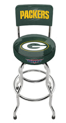 Green Bay Packers NFL High Back Adjustable Swivel Bar Stool, Arcade1Up