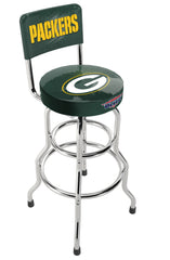 Green Bay Packers NFL High Back Adjustable Swivel Bar Stool, Arcade1Up