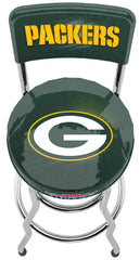 Green Bay Packers NFL High Back Adjustable Swivel Bar Stool, Arcade1Up