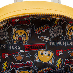 LOUNGEFLY Sanrio Aggretsuko Two Face Cosplay Mini Backpack Standard