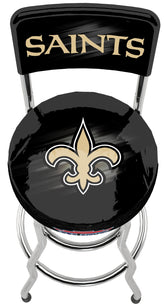 New Orleans Saints NFL High Back Adjustable Swivel Stool, Arcade1Up