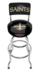 New Orleans Saints NFL High Back Adjustable Swivel Stool, Arcade1Up