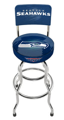 Seattle Seahawks NFL High Back Adjustable Swivel Stool, Arcade1Up