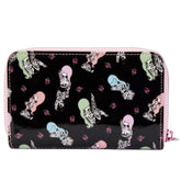 LOUNGEFLY Women's Valfre Tattoo Allover Print Zip-Around Wallet