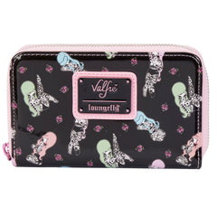 LOUNGEFLY Women's Valfre Tattoo Allover Print Zip-Around Wallet