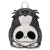 LOUNGEFLY Disney Nightmare Before Christmas Headless Jack Skellington Womens Double Strap Shoulder Bag Purse