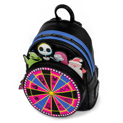LOUNGEFLY Disney NBC Oogie Boogie Wheel Mini Backpack