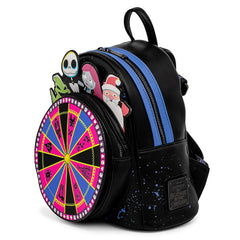 LOUNGEFLY Disney NBC Oogie Boogie Wheel Mini Backpack