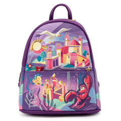 Loungefly Disney Little Mermaid Ariel Castle Double Strap Shoulder Bag
