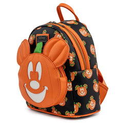 LOUNGEFLY Disney Mickey-o-lantern Mini Backpack