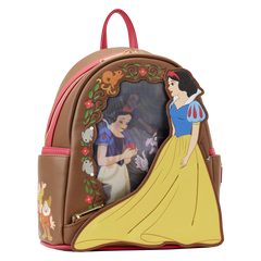 LOUNGEFLY Disney Snow White Lenticular Princess Series Mini Backpack