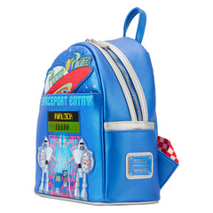 LOUNGEFLY PIXAR TOY STORY PIZZA PLANET SPACE ENTRY MINI BACKPACK