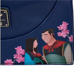 LOUNGEFLY Disney Mulan Castle Cinch Sack Crossbody Bag Mulan One Size