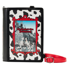 LOUNGEFLY DISNEY CLASSIC BOOKS 101 DALMATIANS CONVERTIBLE CROSSBODY BAG