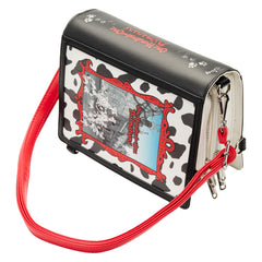 LOUNGEFLY DISNEY CLASSIC BOOKS 101 DALMATIANS CONVERTIBLE CROSSBODY BAG