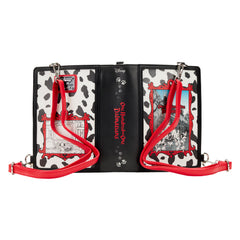 LOUNGEFLY DISNEY CLASSIC BOOKS 101 DALMATIANS CONVERTIBLE CROSSBODY BAG