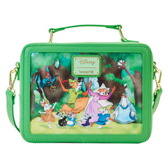 LOUNGEFLY Disney Robin Hood Lunchbox Crossbody Purse