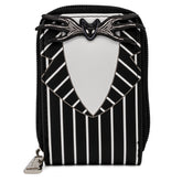 LOUNGEFLY Disney NBC Jack Skellington Suit Accordion Wallet