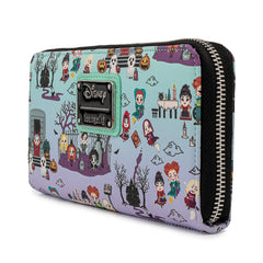 LOUNGEFLY Disney Hocus Pocus Scene Aop Ziparound Wallet