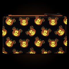 LOUNGEFLY Disney Mickey-o-lanternflap Wallet