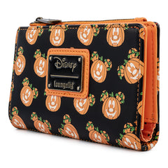 LOUNGEFLY Disney Mickey-o-lanternflap Wallet