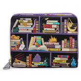 LOUNGEFLY Disney Villains Books Ziparound Wallet