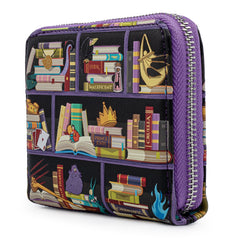 LOUNGEFLY Disney Villains Books Ziparound Wallet